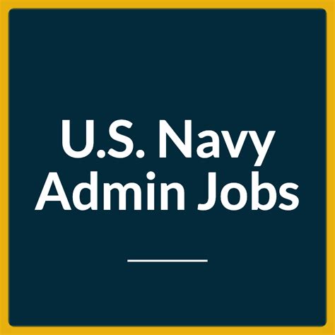 Navy Administrative Careers