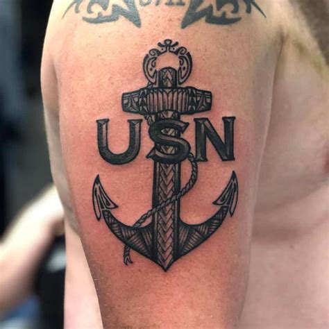 Navy Anchor Tattoo Art