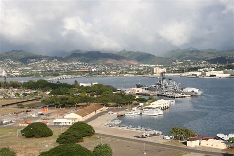 Navy Base Honolulu Aerial View