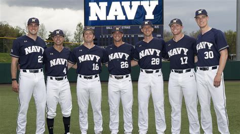 Navy Baseball Team in Action