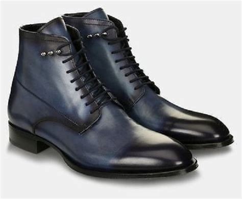 Navy Blue Boots Design