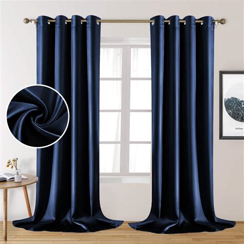 Navy Blue Curtains For Game Room