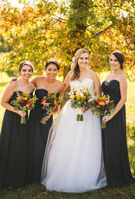 Navy Blue Dress for Autumn Wedding