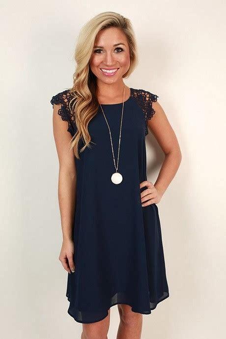 Navy Blue Dress for Casual Gatherings