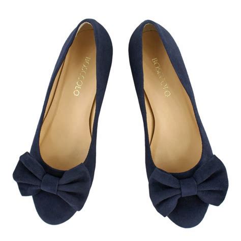 Navy Blue Flats