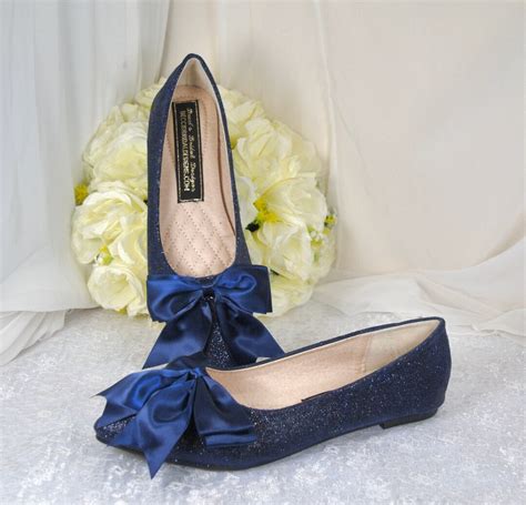 Navy Blue Flats