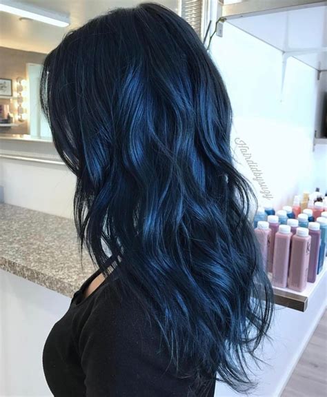 Navy Blue Hair Colors