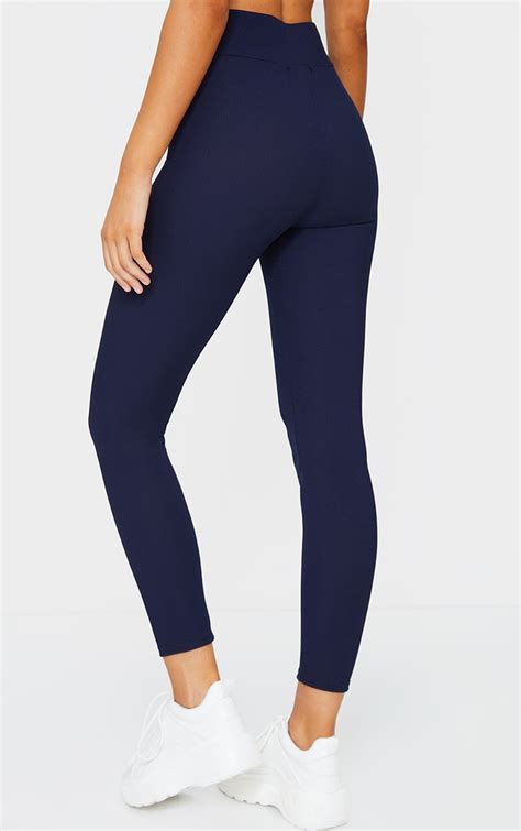 Navy Blue Leggings Styling Ideas