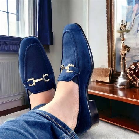 Navy Blue Loafers