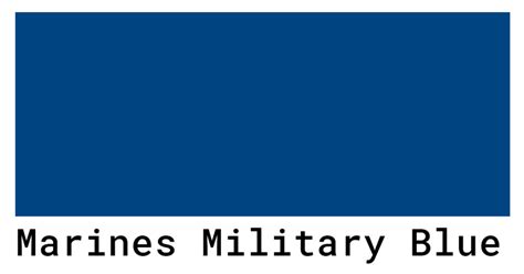 Navy Blue Marine Corps Color