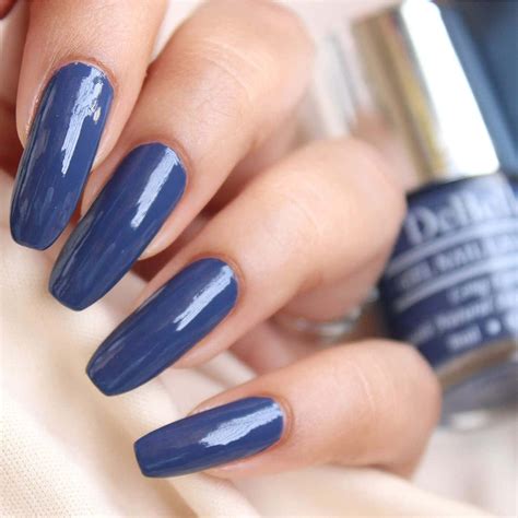 Navy Blue Nail Polish Ideas