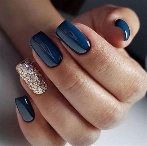 Navy Blue Nail Polish Trends 2023