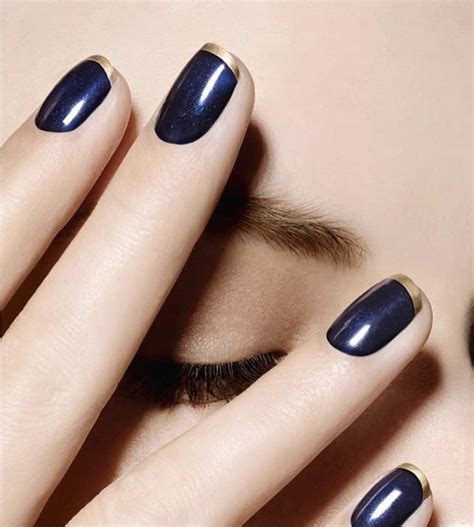 Navy Blue Nail Polish for Short Nails