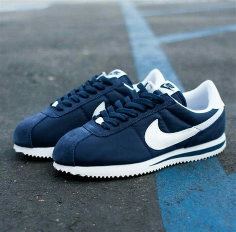 Navy Blue Nike Sneakers Fashion Trends