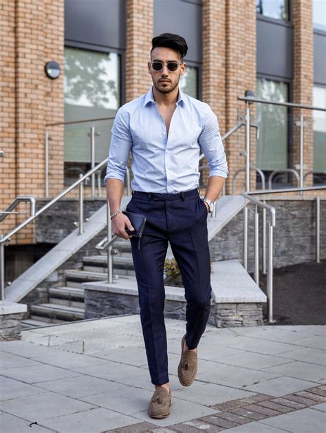 Navy Blue Outfit Ideas for Men