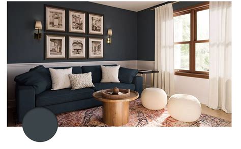 Navy Blue Paint Color Palette