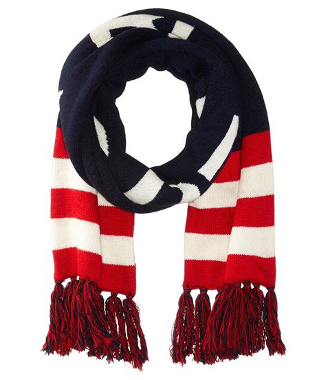 Navy Blue Polo with Scarf