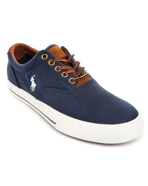 Navy Blue Polo with Sneakers