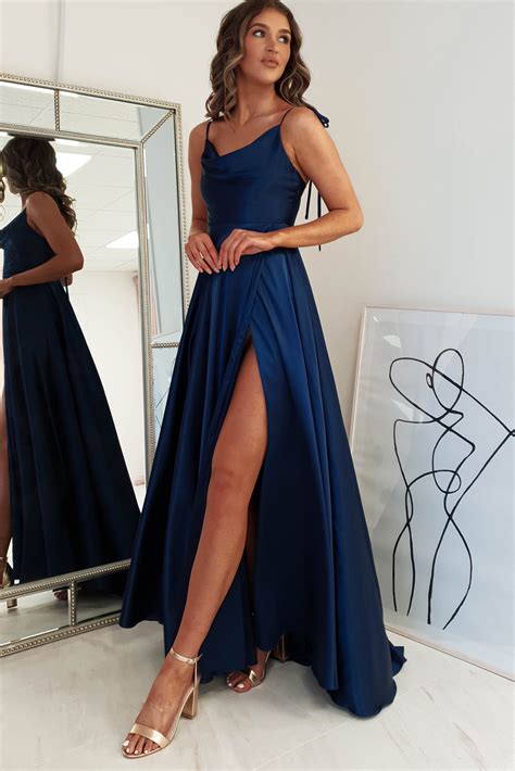 Navy Blue Prom Dress Preservation