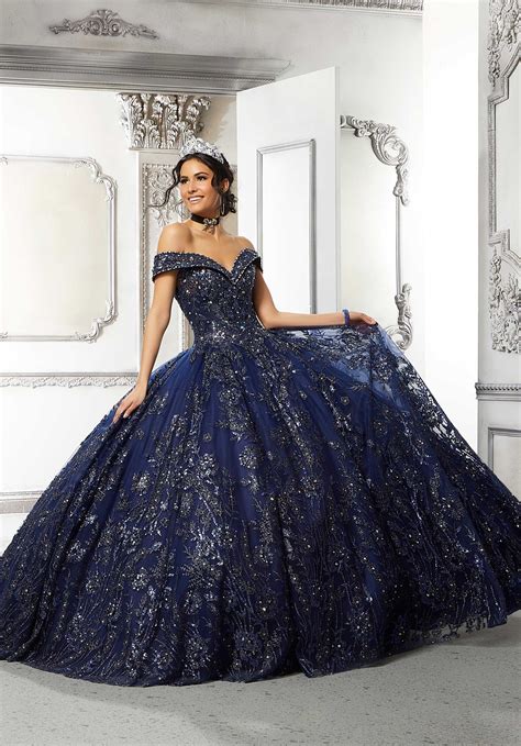 Navy Blue Quinceanera Dress Inspiration