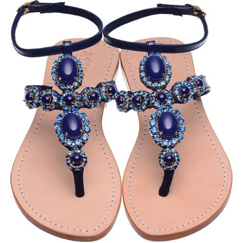 Navy Blue Sandals Design