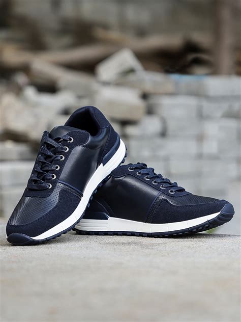 Navy Blue Sneakers For Men