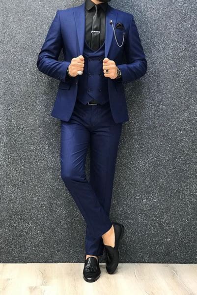 Navy Blue Suit Accessories