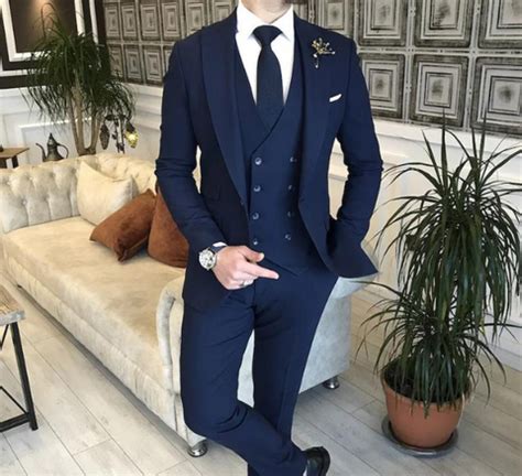 Navy Blue Suit Patterns