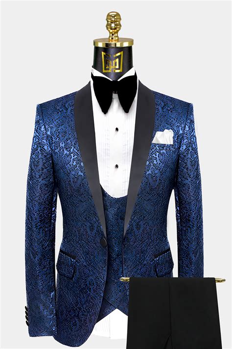 Navy Blue Tuxedo Patterns