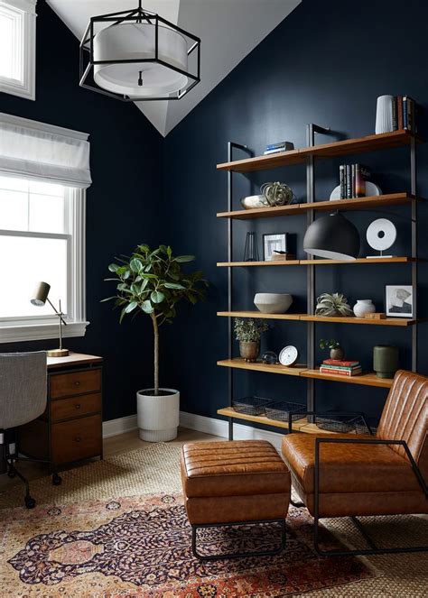 Navy Blue Wallpaper For Home Offices