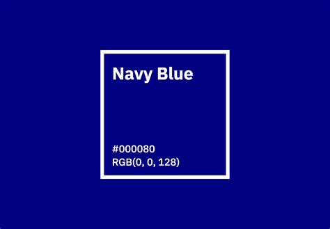 Navy Bold Colors