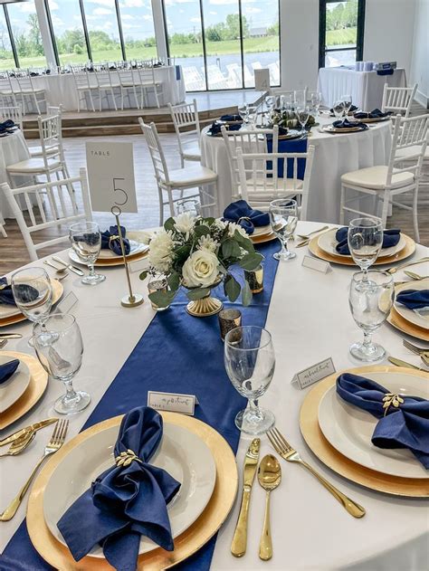 Navy Bridesmaid Decorations