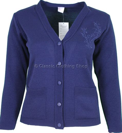 Navy Cardigan Care