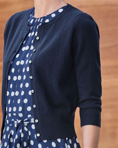 Navy Cardigan Collection