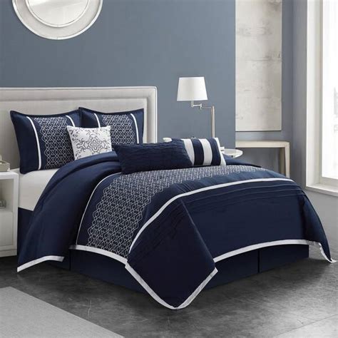 Navy Comforter Care