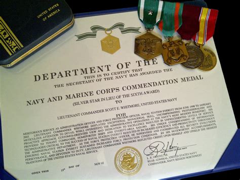 Navy Commendation Medal Award Ceremony