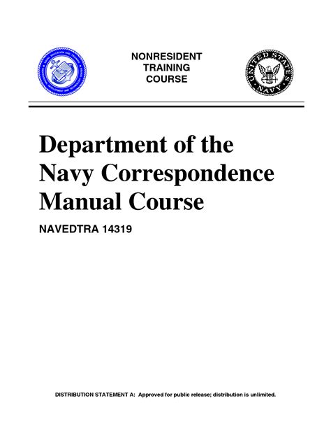 Navy Correspondence Formats