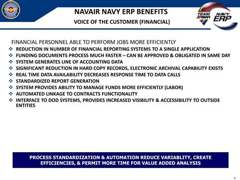 Navy ERP Implementation Benefits