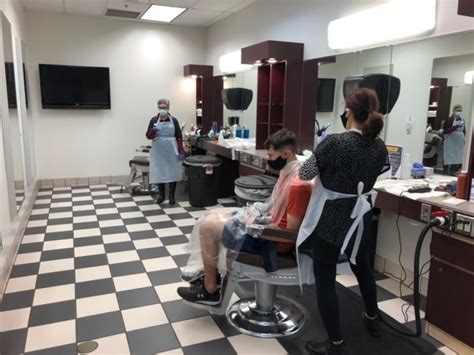 Navy Exchange Barber Shop Interior