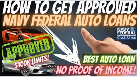 Navy Federal Auto Loan Requirements