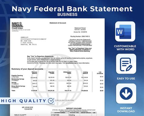 Navy Federal Business Certificate Account