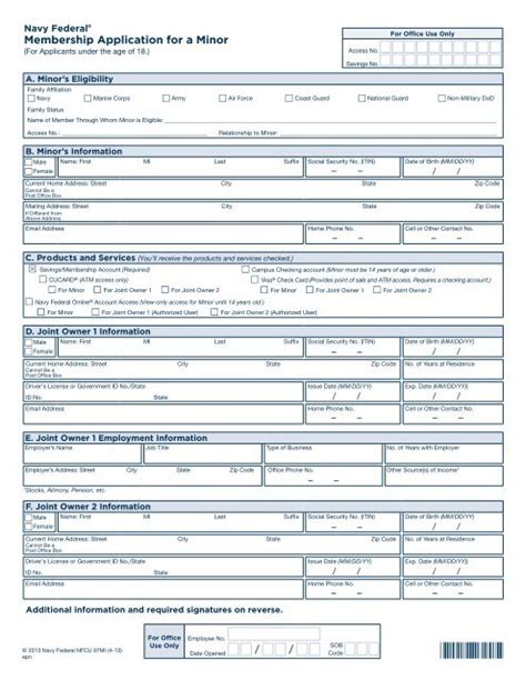 Navy Federal Credit Union Application Process