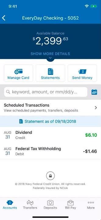Navy Federal Credit Union Mobile Banking