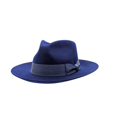 Navy Fedora Hats