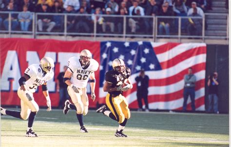 Navy Football Team in Action