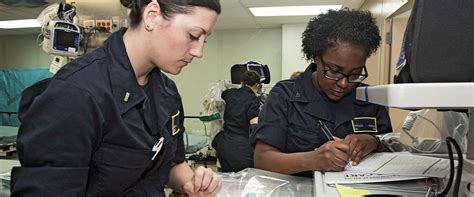 Navy healthcare professionals providing medical care