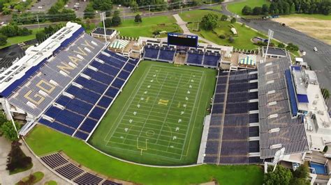 Exterior of Navy Memorial Stadium