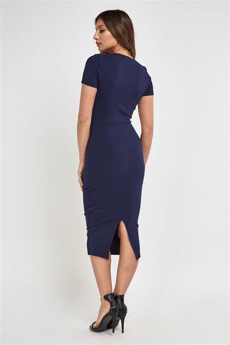 Navy Midi Dress Accessories