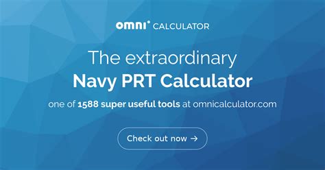 Navy PRT Score Calculator