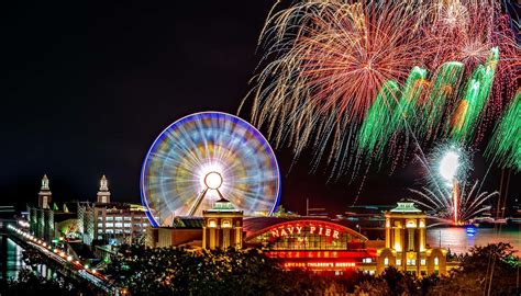 Navy Pier Fireworks 2025 New Year Eve